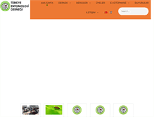 Tablet Screenshot of entomoloji.org.tr